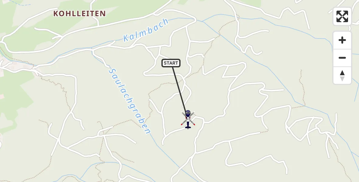 Flugroute Polizeihubschrauber Kochel a.See - Kochel a.See, 27 Juni 2026, 09:15