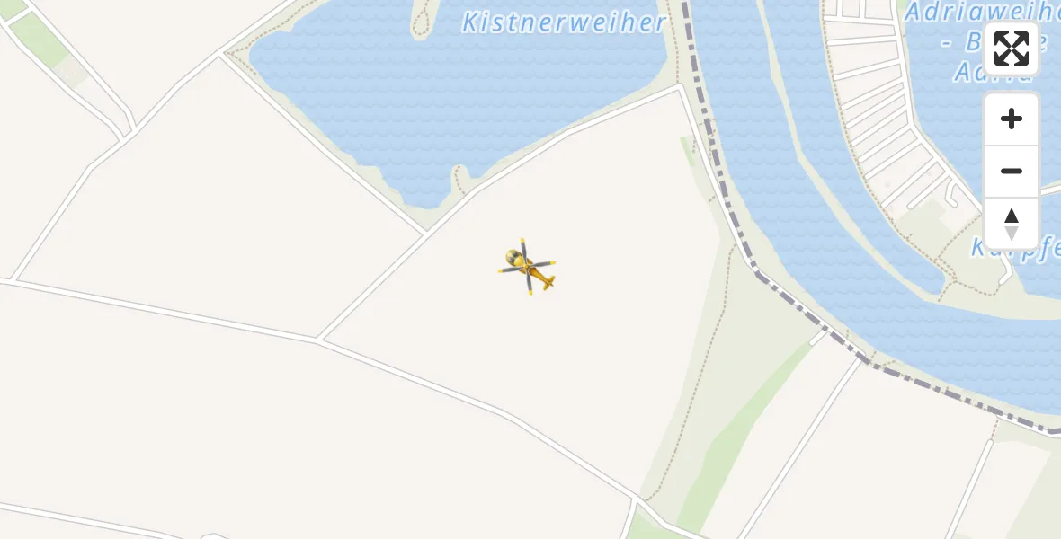 Flugroute Rettungshubschrauber Neuhofen - Neuhofen, 27 Juni 2026, 13:35