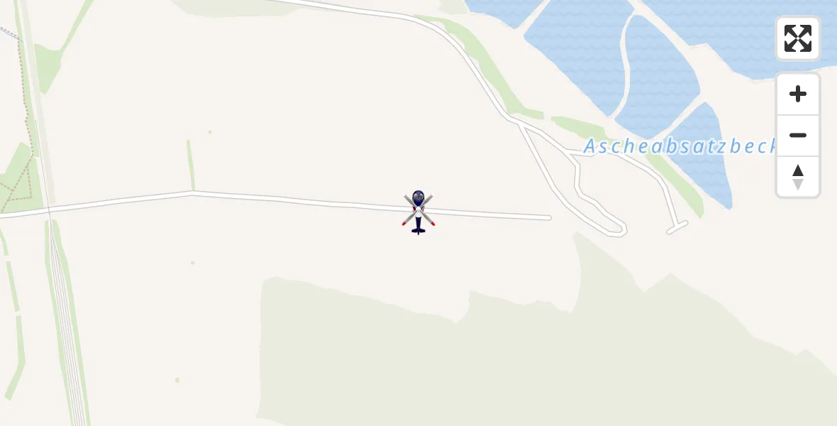 Flugroute Polizeihubschrauber Meuselwitz - Meuselwitz, 28 Juni 2026, 06:30