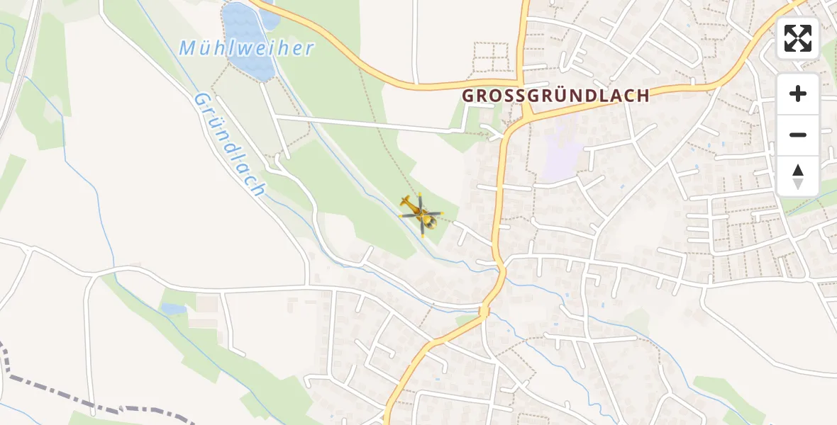 Flugroute Rettungshubschrauber Nürnberg - Nürnberg, 28 Juni 2026, 17:13