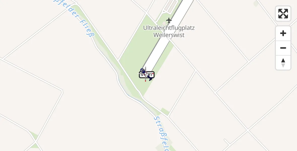 Flugroute Polizeihubschrauber Weilerswist UL - Weilerswist UL, 29 Juni 2026, 06:08