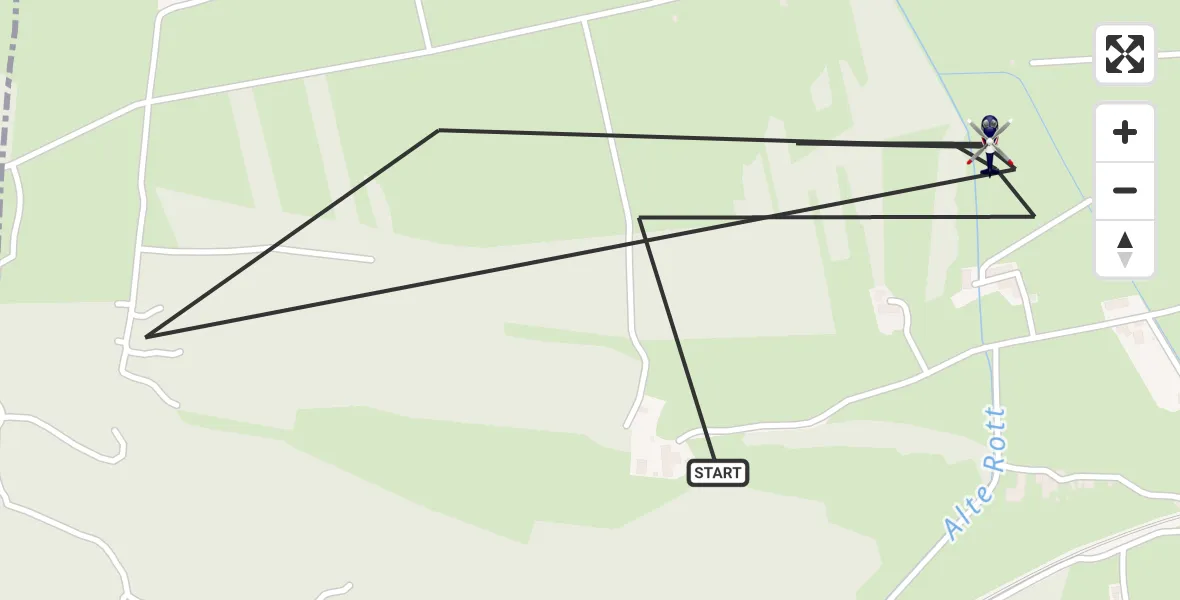 Flugroute Polizeihubschrauber Übersee - Übersee, 29 Juni 2026, 09:31