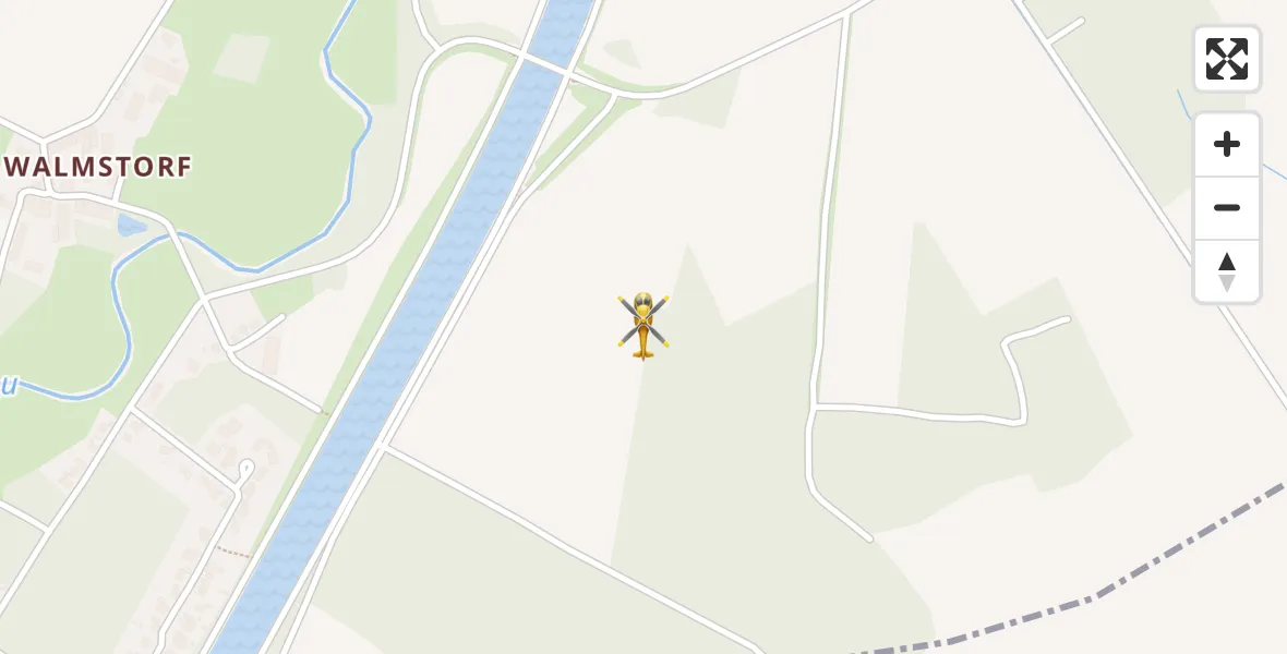 Flugroute Rettungshubschrauber Emmendorf - Emmendorf, 30 Juni 2026, 08:48