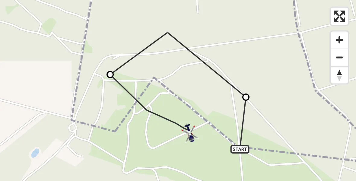 Flugroute Polizeihubschrauber Wittingen - Wittingen, 30 Juni 2026, 08:55