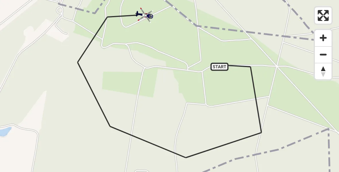 Flugroute Polizeihubschrauber Wittingen - Wittingen, 30 Juni 2026, 08:58