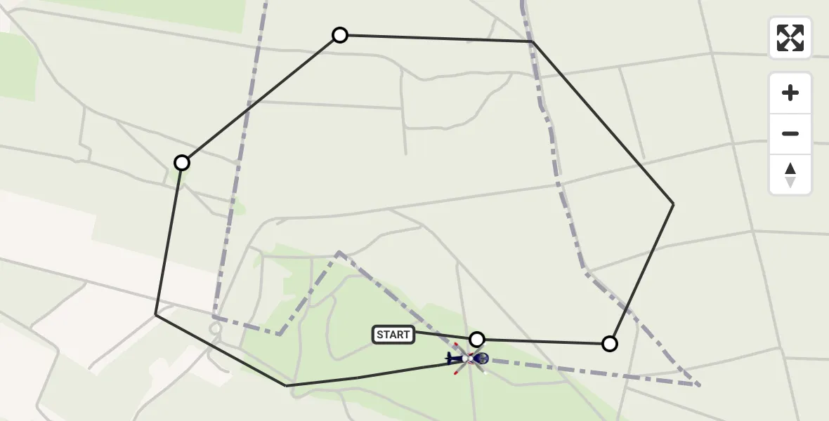 Flugroute Polizeihubschrauber Wittingen - Wittingen, 30 Juni 2026, 09:36