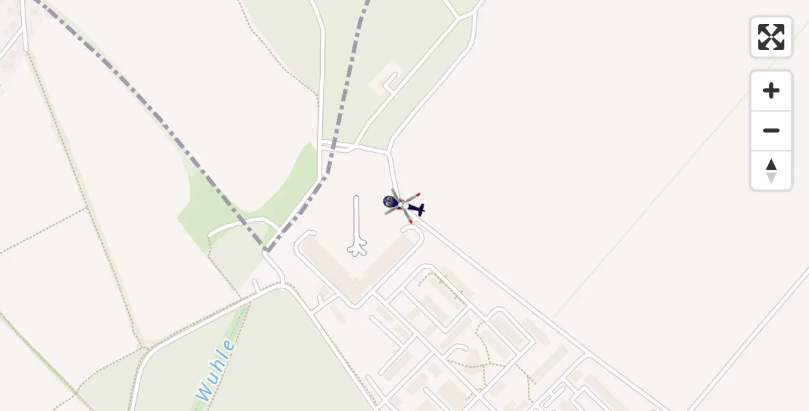 Flugroute Polizeihubschrauber Ahrensfelde Hubschrauberlandeplatz - Ahrensfelde Hubschrauberlandeplatz, 30 Juni 2026, 09:37