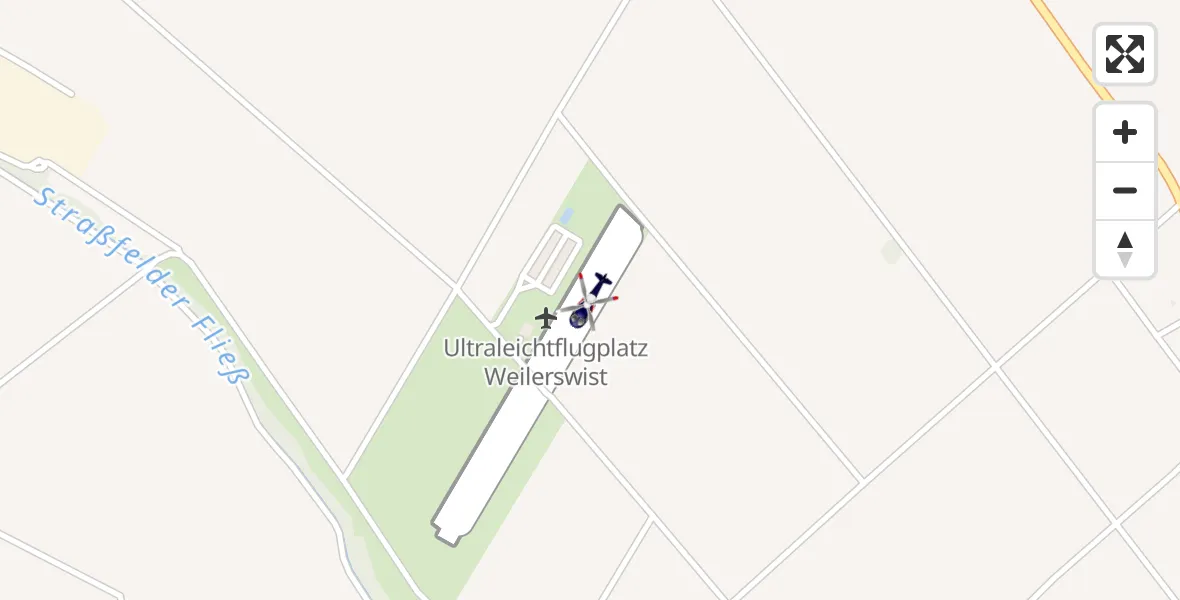Flugroute Polizeihubschrauber Weilerswist UL - Weilerswist UL, 30 Juni 2026, 11:31