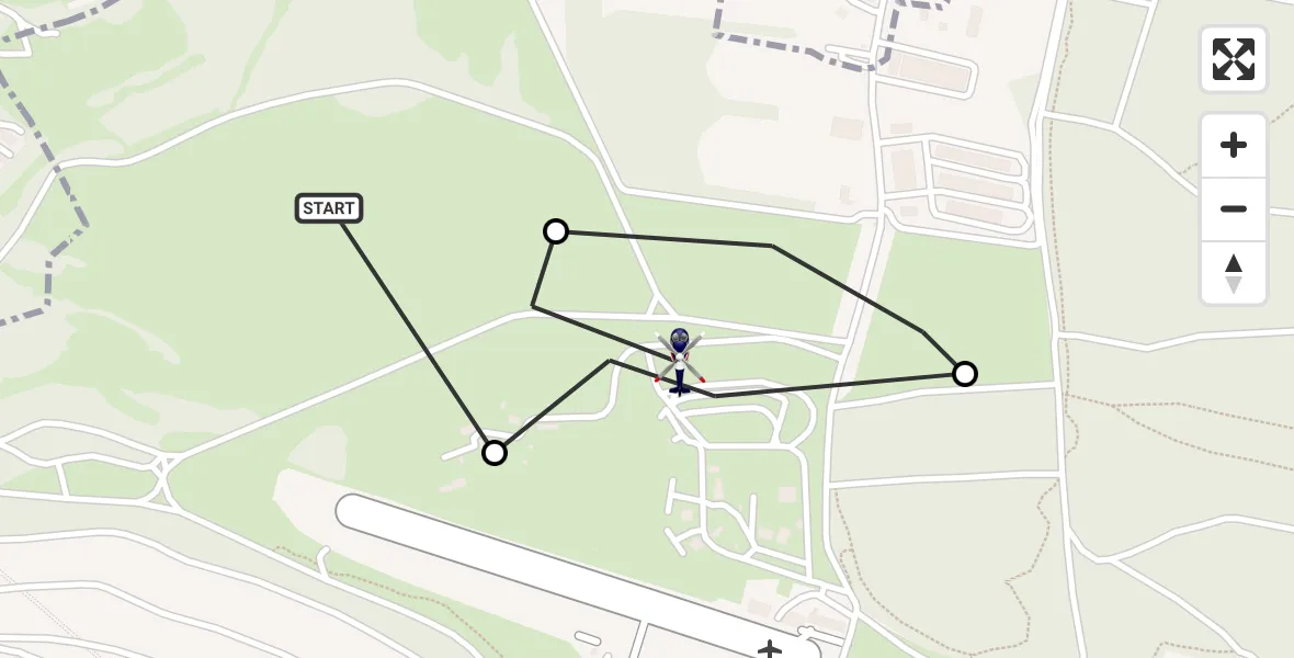 Flugroute Polizeihubschrauber Würzburg - Würzburg-Schenkenturm Flugplatz, 30 Juni 2026, 12:09