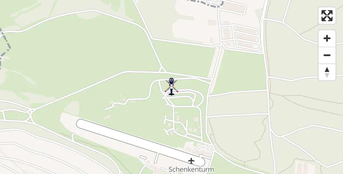 Flugroute Polizeihubschrauber Würzburg-Schenkenturm Flugplatz - Würzburg-Schenkenturm Flugplatz, 30 Juni 2026, 14:20