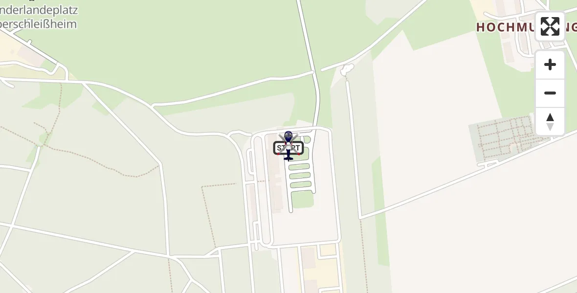 Flugroute Polizeihubschrauber Oberschleißheim - Oberschleißheim, 30 Juni 2026, 18:01