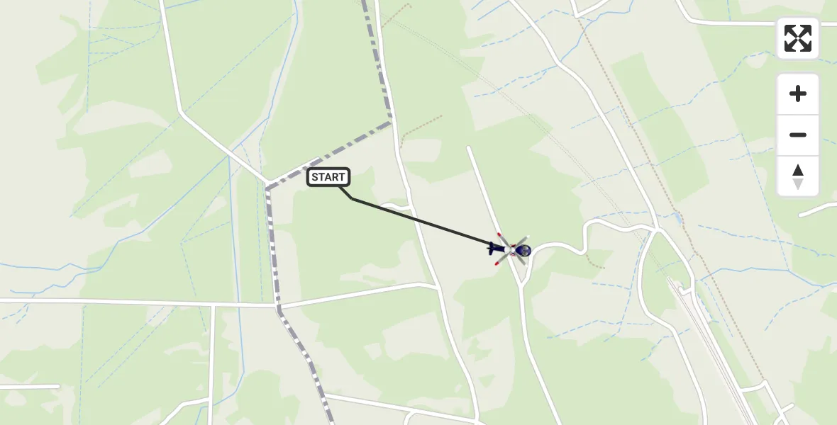 Flugroute Polizeihubschrauber Willebadessen - Willebadessen, 01 Juli 2026, 13:13