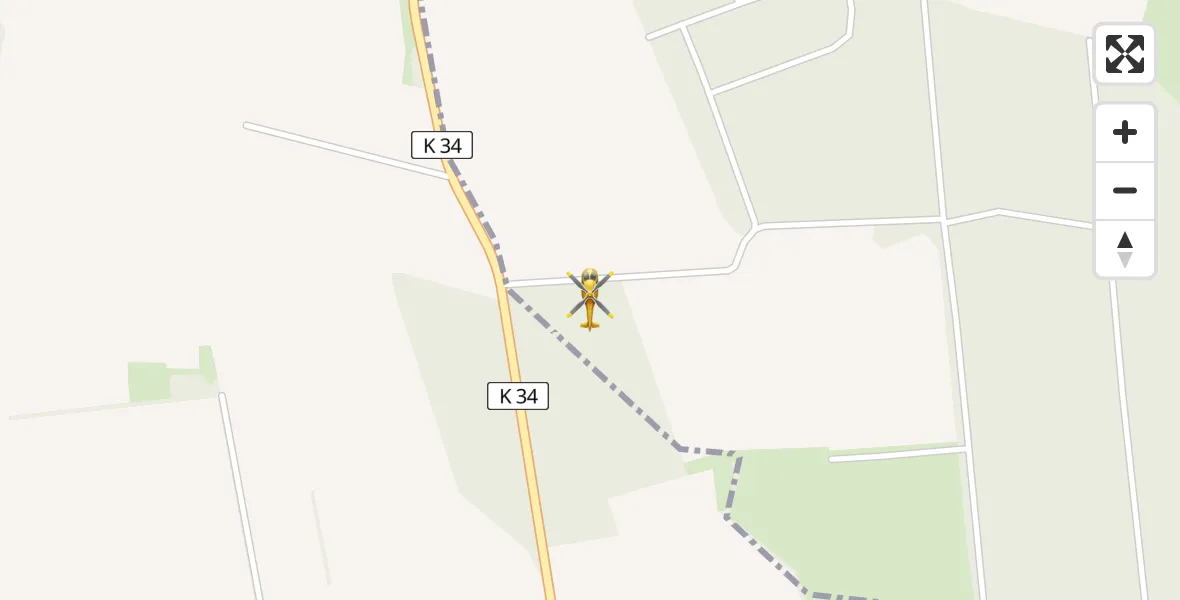 Flugroute Rettungshubschrauber Schwienau - Schwienau, 02 Juli 2026, 13:10