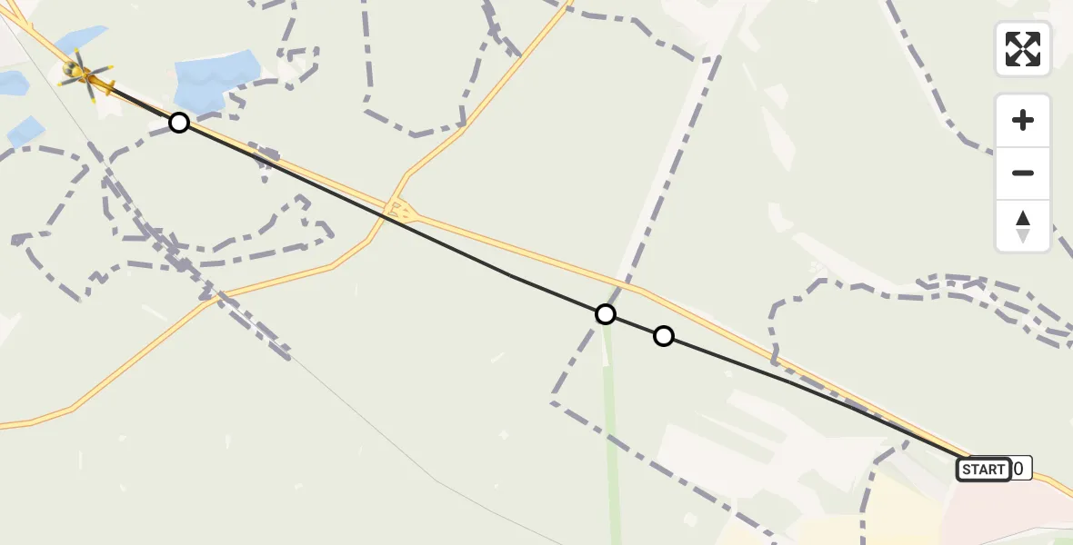 Flugroute Rettungshubschrauber Weiden i.d.OPf. - Schwarzenbach, 02 Juli 2026, 15:47