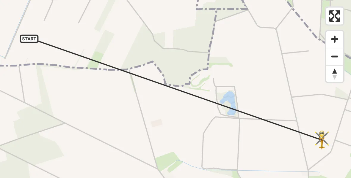 Flugroute Rettungshubschrauber Uelzen - Wrestedt, 03 Juli 2026, 06:07