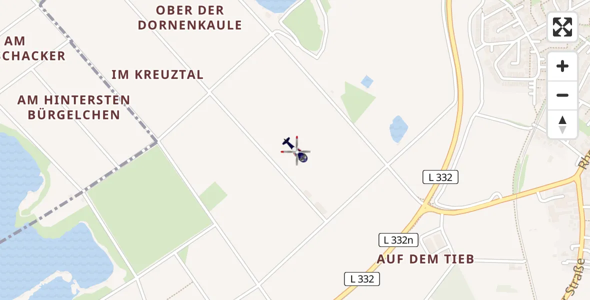 Flugroute Polizeihubschrauber Troisdorf - Troisdorf, 03 Juli 2026, 07:07
