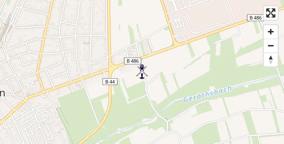 Flugroute Polizeihubschrauber Mörfelden-Walldorf - Mörfelden-Walldorf, 03 Juli 2026, 19:17