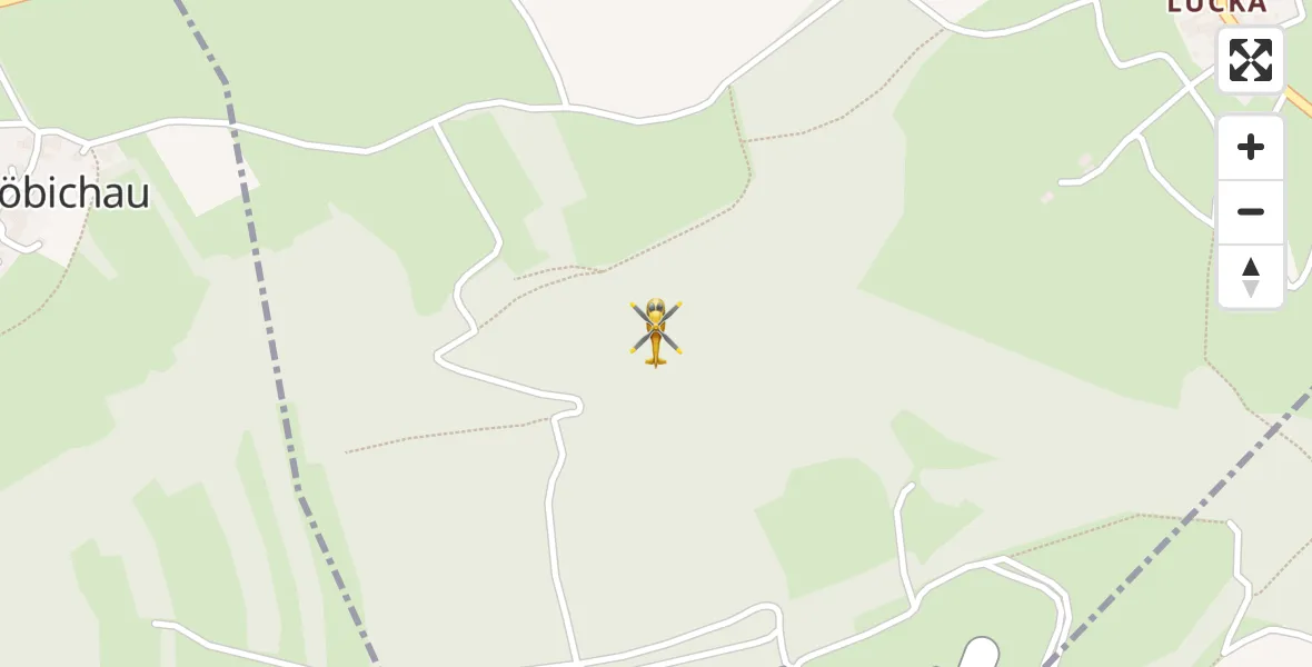 Flugroute Rettungshubschrauber Bürgel - Bürgel, 05 Juli 2026, 05:37