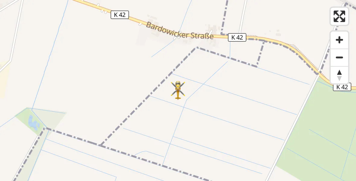 Flugroute Rettungshubschrauber Radbruch - Radbruch, 06 Juli 2026, 15:35