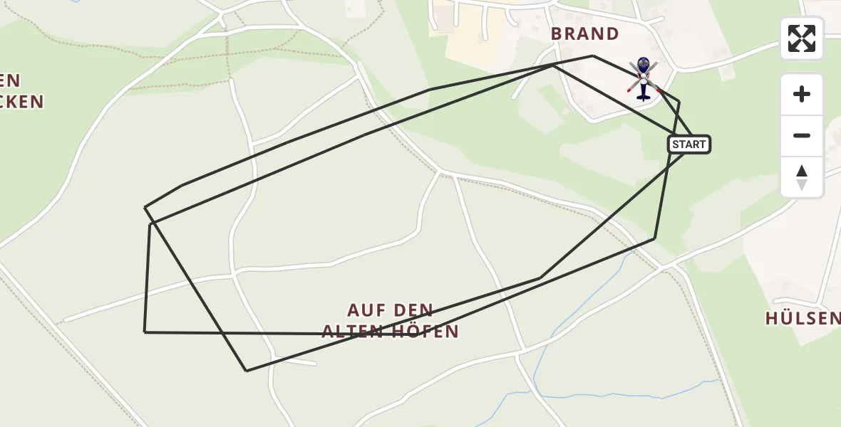 Flugroute Polizeihubschrauber Köln Bonn Flughafen - Köln Bonn Flughafen, 06 Juli 2026, 18:11