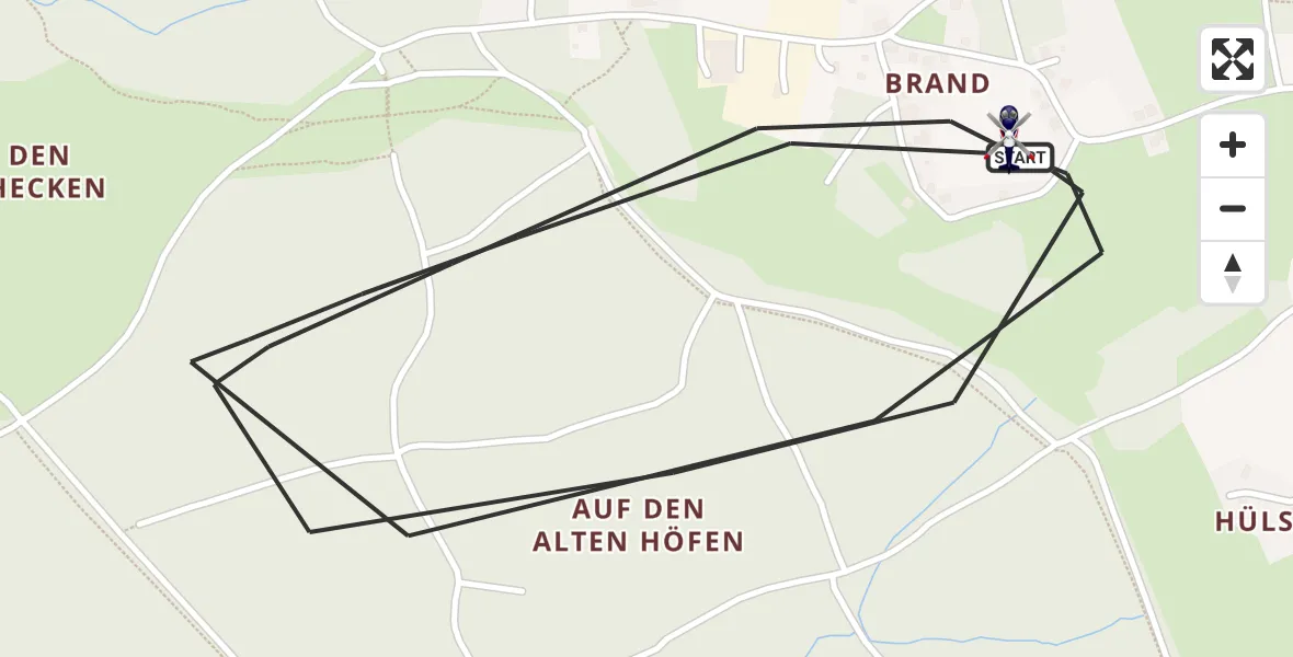 Flugroute Polizeihubschrauber Köln Bonn Flughafen - Köln Bonn Flughafen, 06 Juli 2026, 18:47