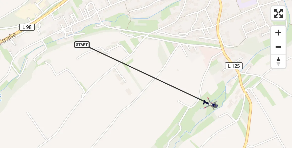 Flugroute Polizeihubschrauber Koblenz - Koblenz, 06 Juli 2026, 20:09