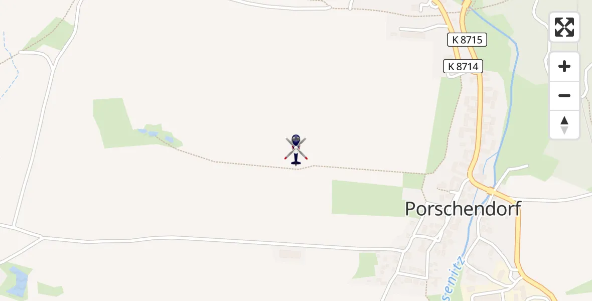 Flugroute Polizeihubschrauber Dürrröhrsdorf-Dittersbach - Dürrröhrsdorf-Dittersbach, 07 Juli 2026, 08:29
