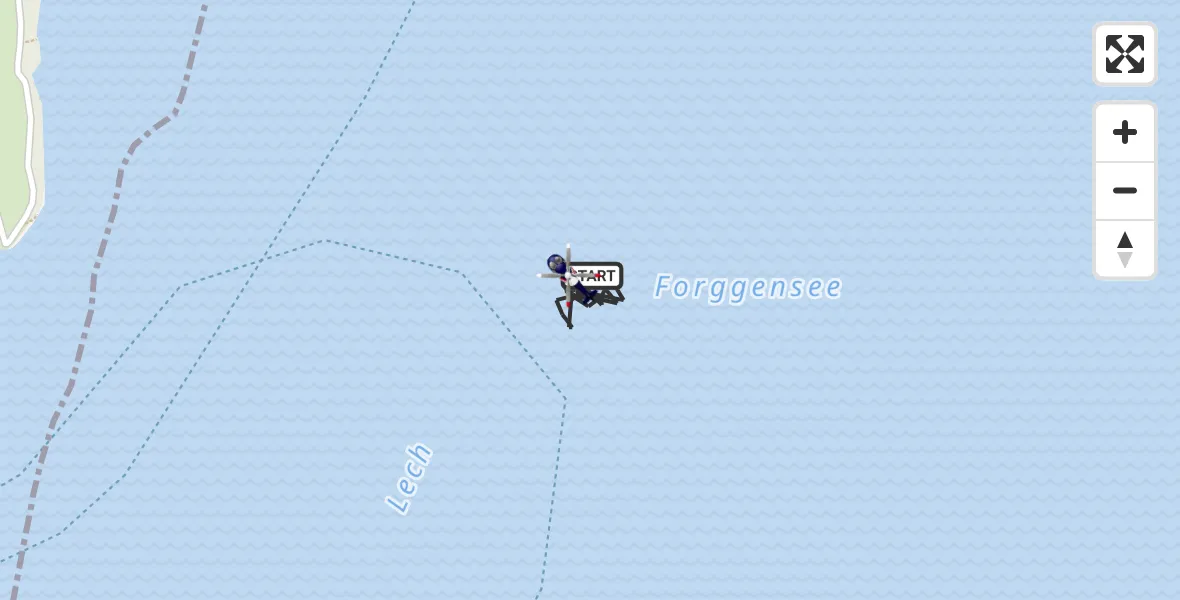 Flugroute Polizeihubschrauber Schwangau - Schwangau, 07 Juli 2026, 10:52