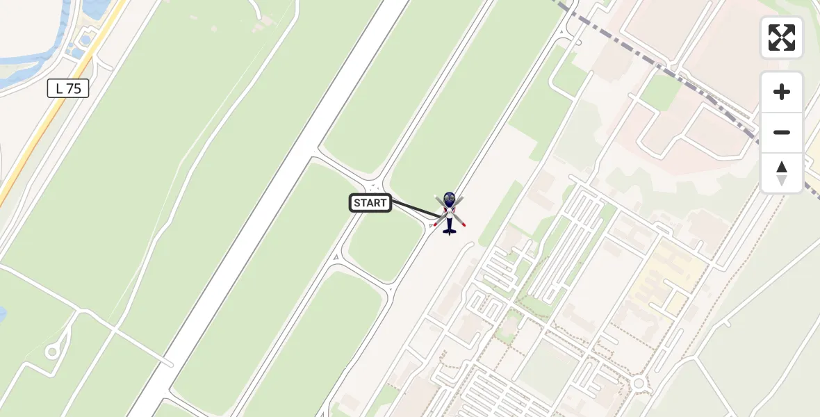Flugroute Polizeihubschrauber Karlsruhe Baden-Baden Flughafen - Karlsruhe Baden-Baden Flughafen, 08 Juli 2026, 12:52