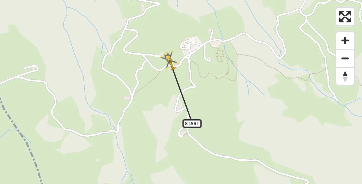 Flugroute Rettungshubschrauber Immenstadt i.Allgäu - Immenstadt i.Allgäu, 08 Juli 2026, 15:42