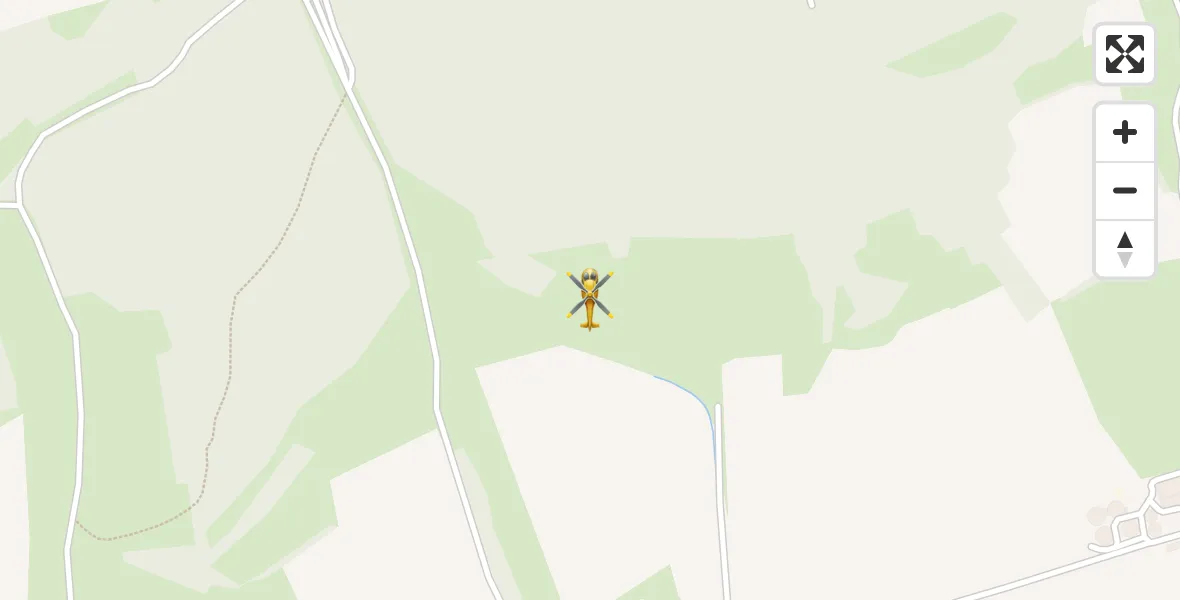 Flugroute Rettungshubschrauber Schlöben - Schlöben, 09 Juli 2026, 08:55