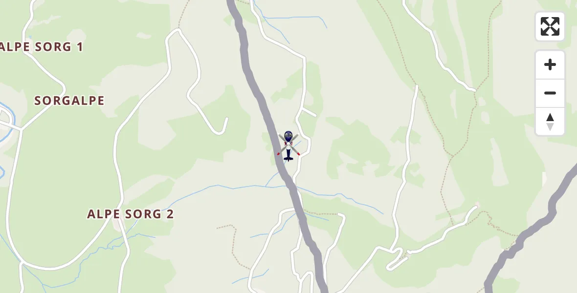 Flugroute Polizeihubschrauber Wertach - Wertach, 09 Juli 2026, 09:08