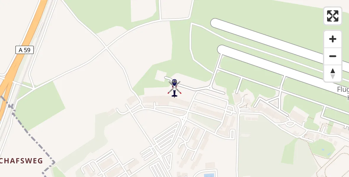 Flugroute Polizeihubschrauber Sankt Augustin - Sankt Augustin, 09 Juli 2026, 09:22