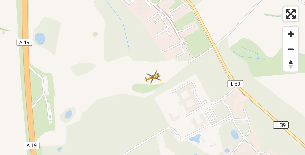 Flugroute Ambulanzhubschrauber Dummerstorf - Dummerstorf, 09 Juli 2026, 16:50