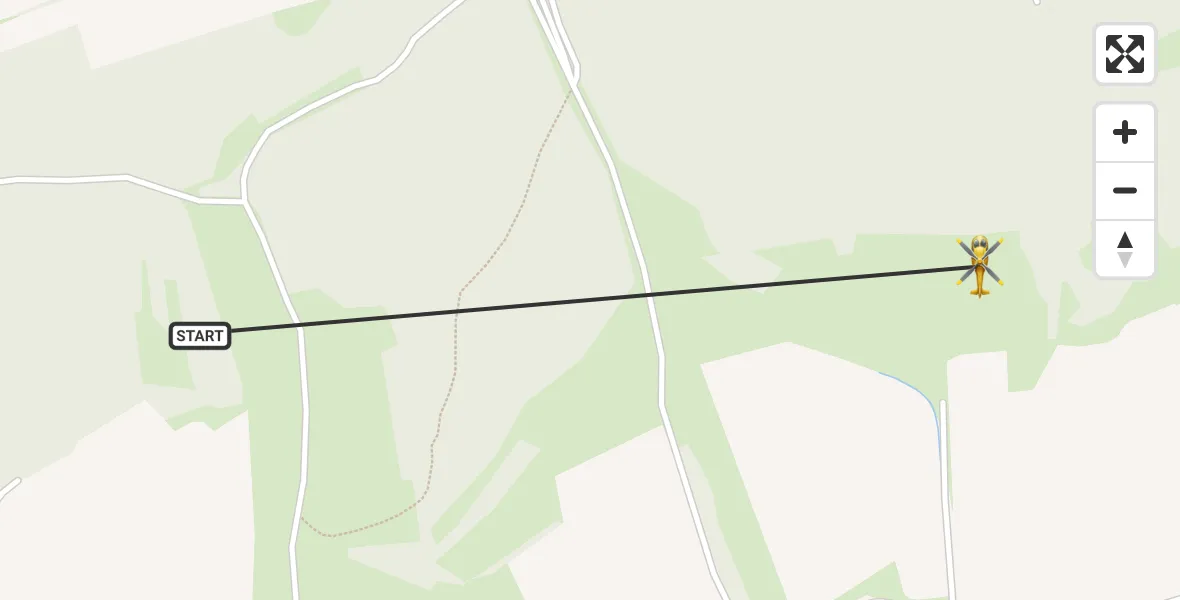 Flugroute Rettungshubschrauber Schlöben - Schlöben, 10 Juli 2026, 06:54