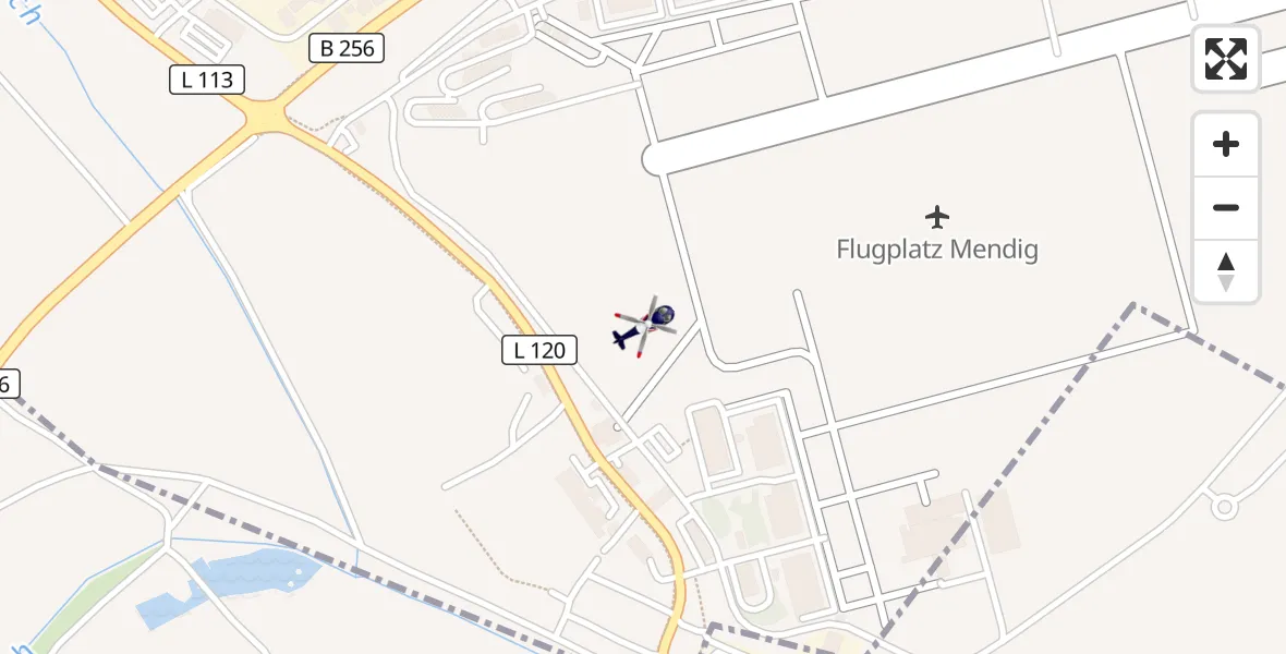 Flugroute Polizeihubschrauber Mendig - Mendig, 10 Juli 2026, 11:30