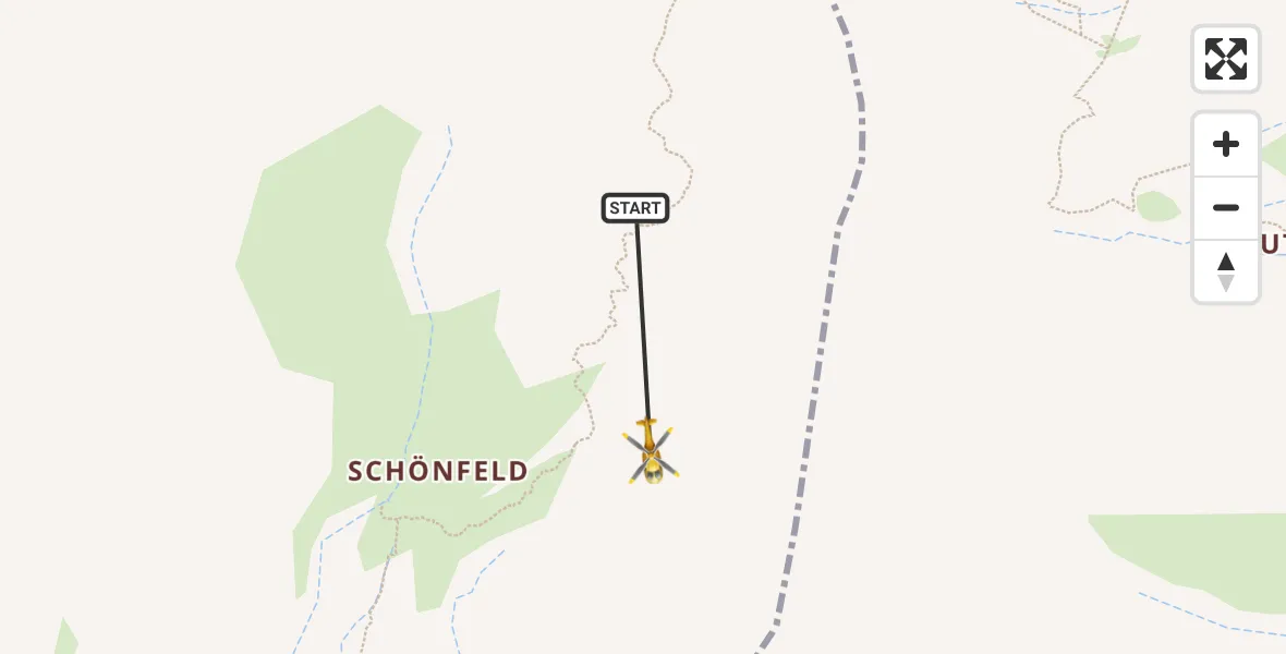Flugroute Rettungshubschrauber Ramsau b.Berchtesgaden - Ramsau b.Berchtesgaden, 10 Juli 2026, 14:48