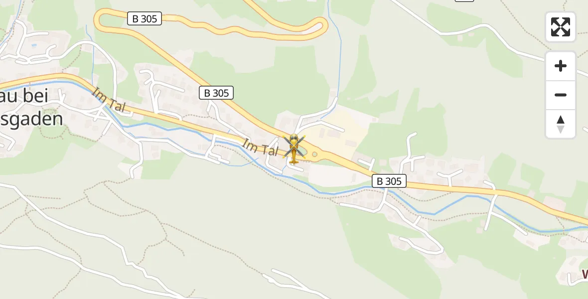 Flugroute Rettungshubschrauber Ramsau b.Berchtesgaden - Ramsau b.Berchtesgaden, 10 Juli 2026, 15:17