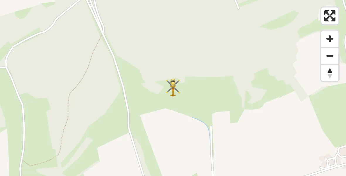 Flugroute Rettungshubschrauber Schlöben - Schlöben, 10 Juli 2026, 17:52