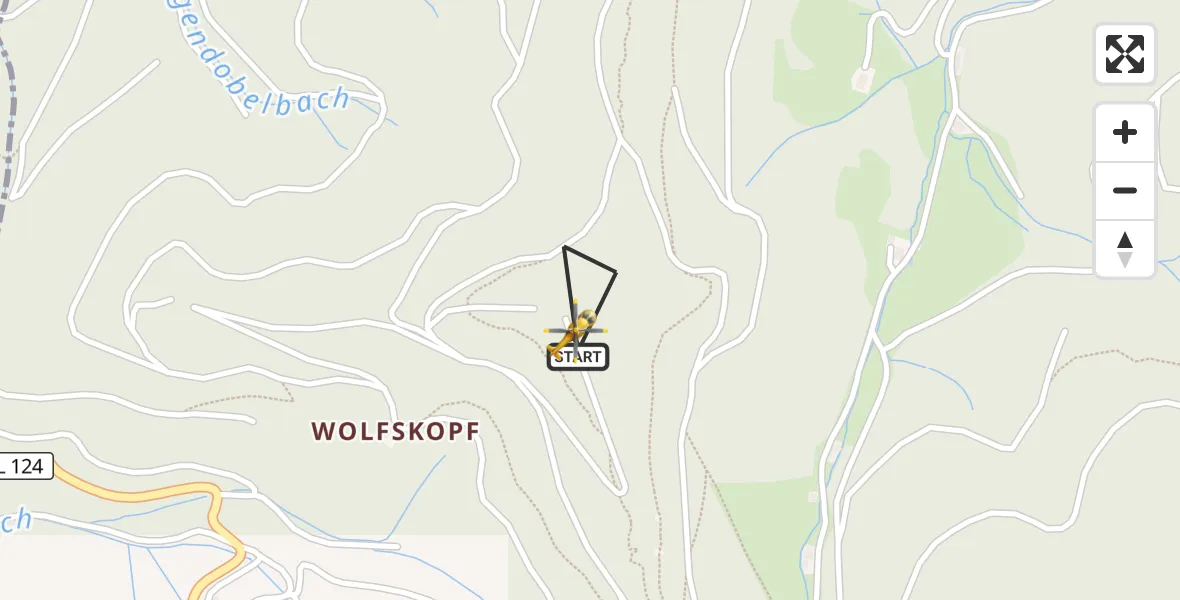 Flugroute Ambulanzhubschrauber Freiburg im Breisgau - Freiburg im Breisgau, 10 Juli 2026, 18:34