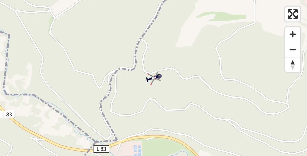 Flugroute Polizeihubschrauber Ettringen - Ettringen, 11 Juli 2026, 10:11