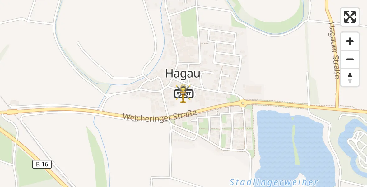 Flugroute Rettungshubschrauber Ingolstadt - Ingolstadt, 12 Juli 2026, 18:59