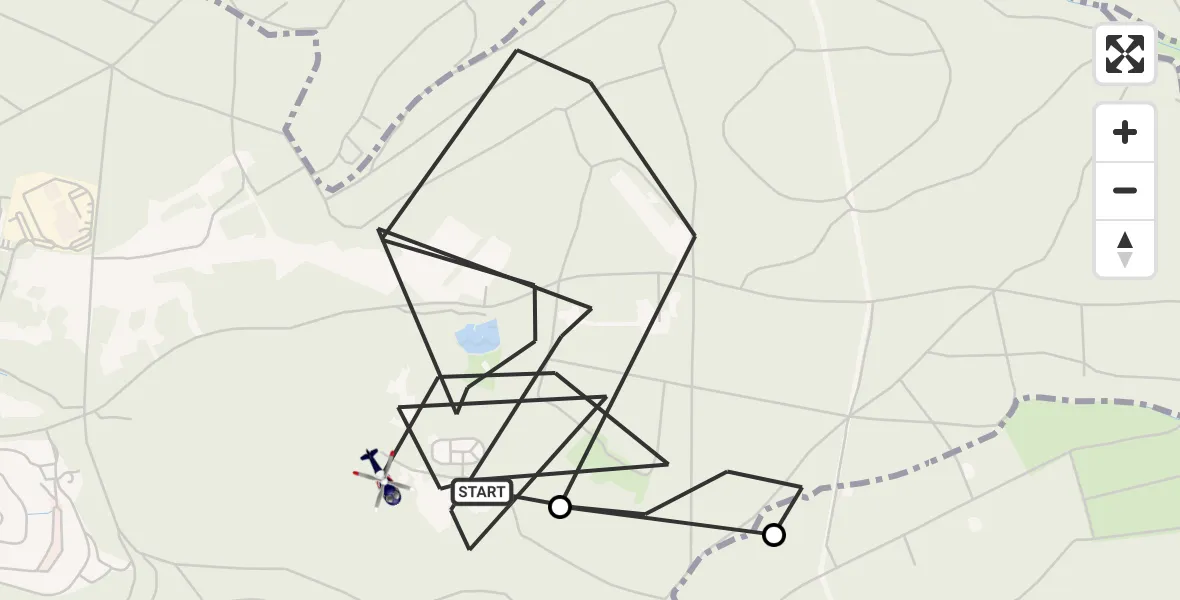 Flugroute Polizeihubschrauber Böblingen - Böblingen, 13 Juli 2026, 08:08