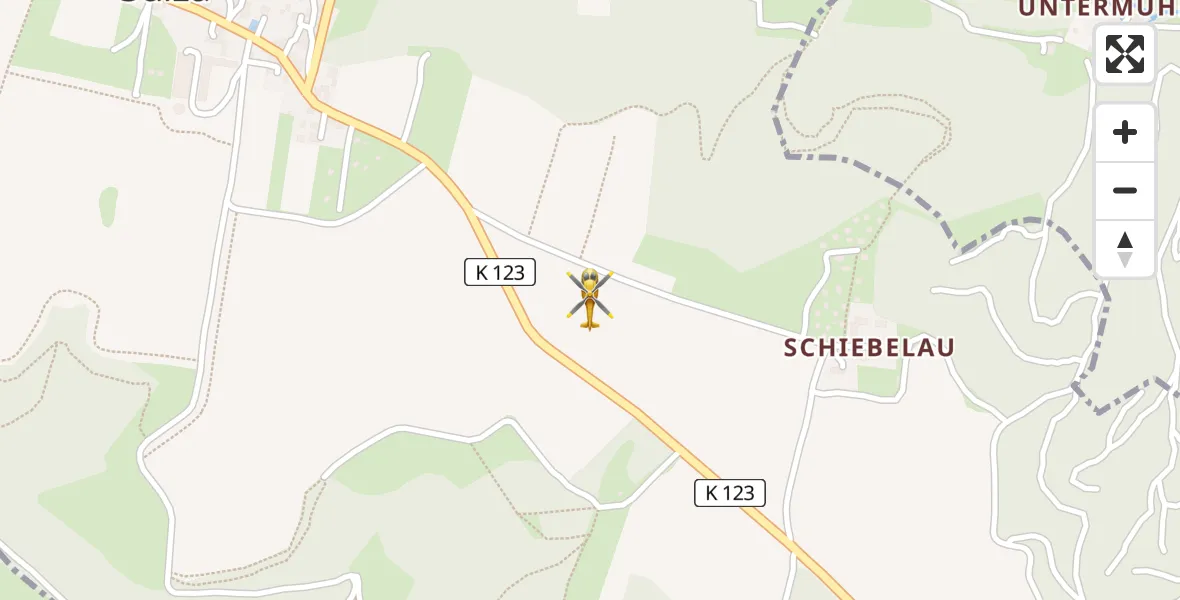 Flugroute Rettungshubschrauber Sulza - Sulza, 13 Juli 2026, 08:37