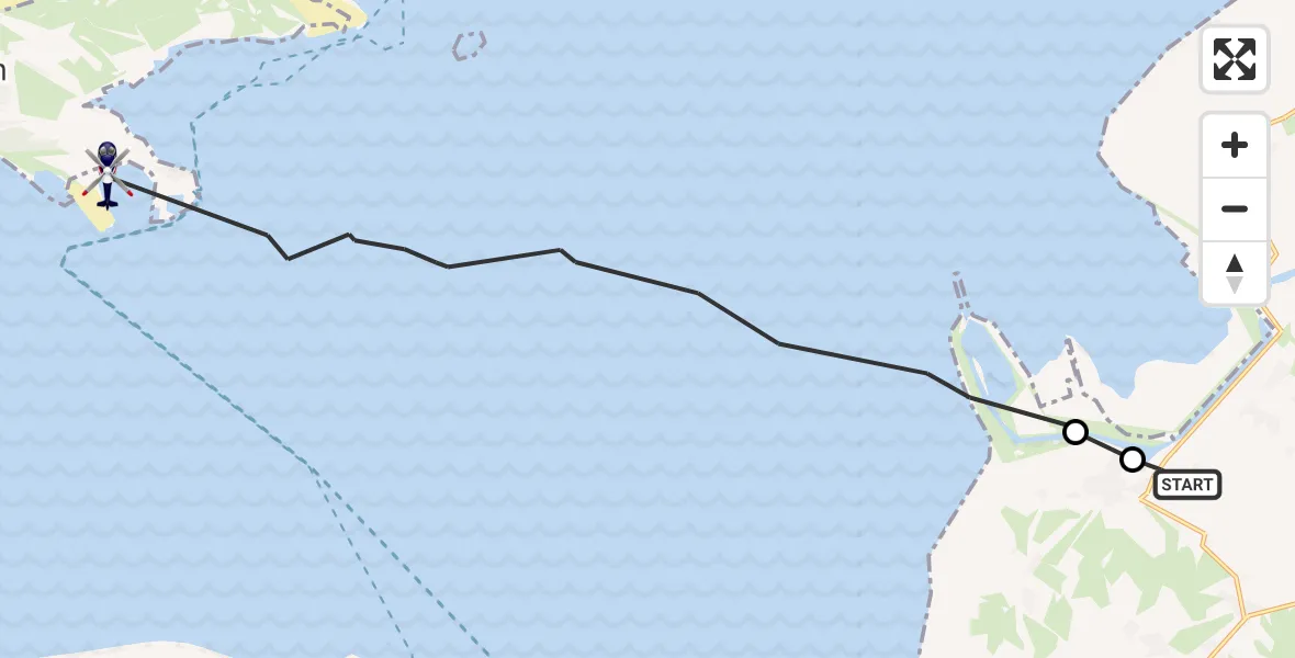 Flugroute Polizeihubschrauber Norden - Noordzee, 13 Juli 2026, 09:23