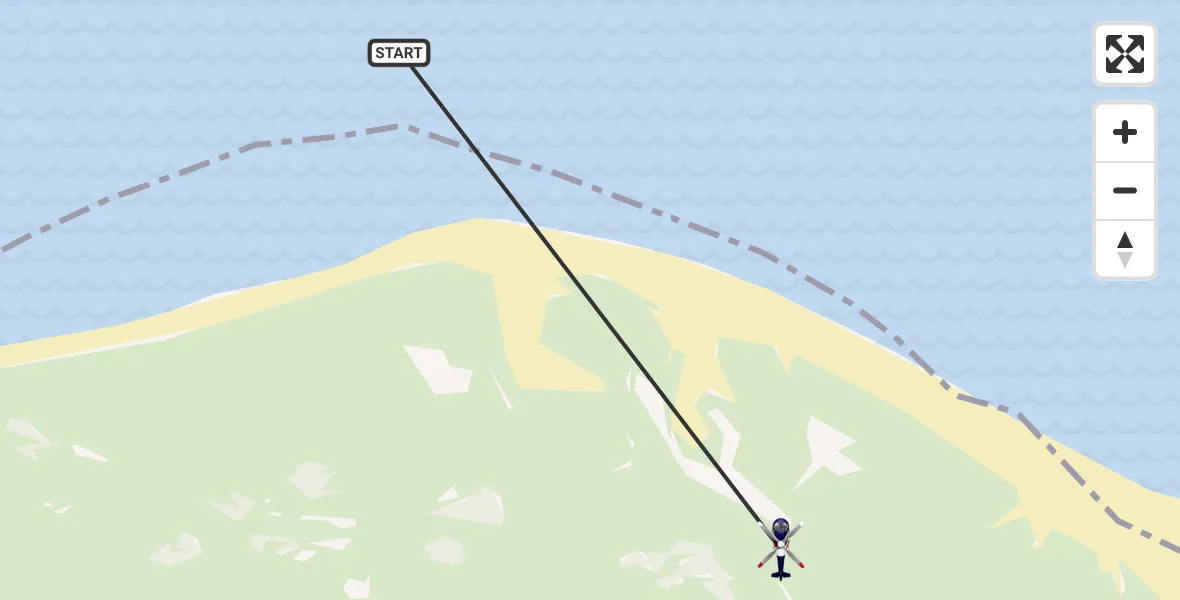 Flugroute Polizeihubschrauber Noordzee - Noordzee, 13 Juli 2026, 09:39