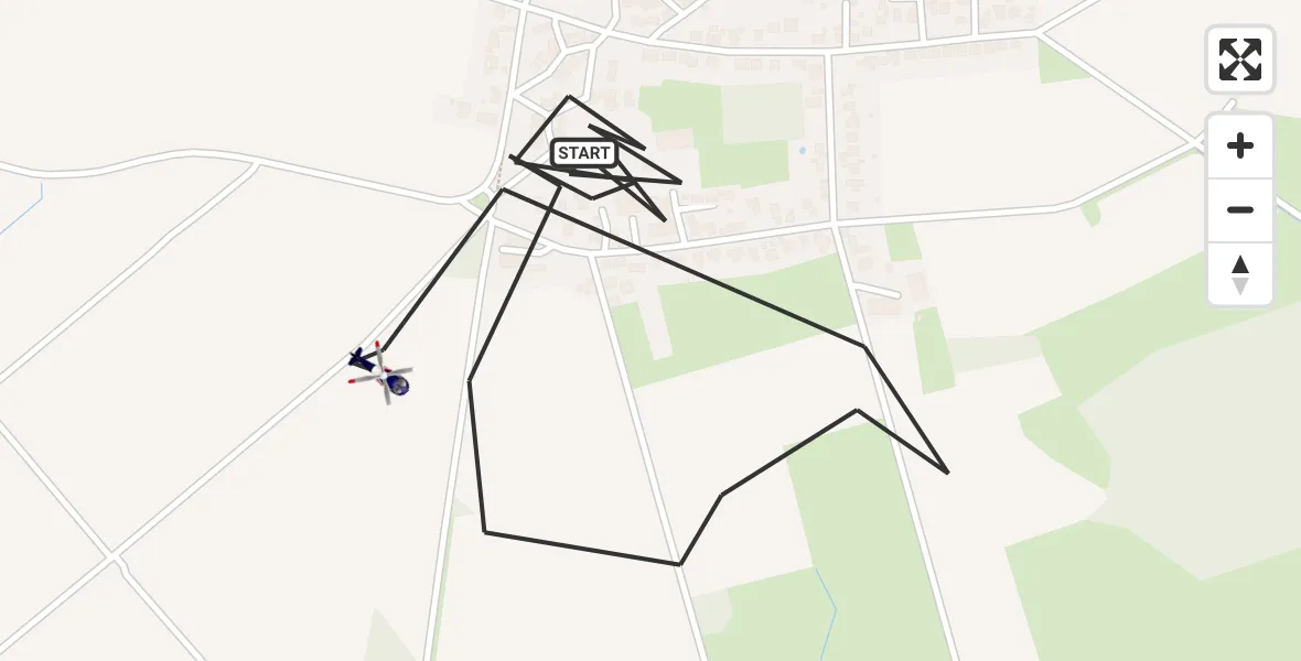 Flugroute Polizeihubschrauber Celle - Celle, 13 Juli 2026, 14:09