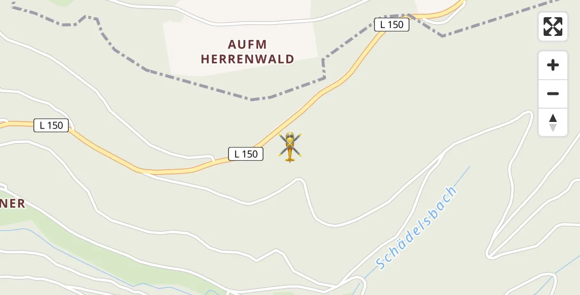 Flugroute Rettungshubschrauber Fell - Fell, 13 Juli 2026, 17:48