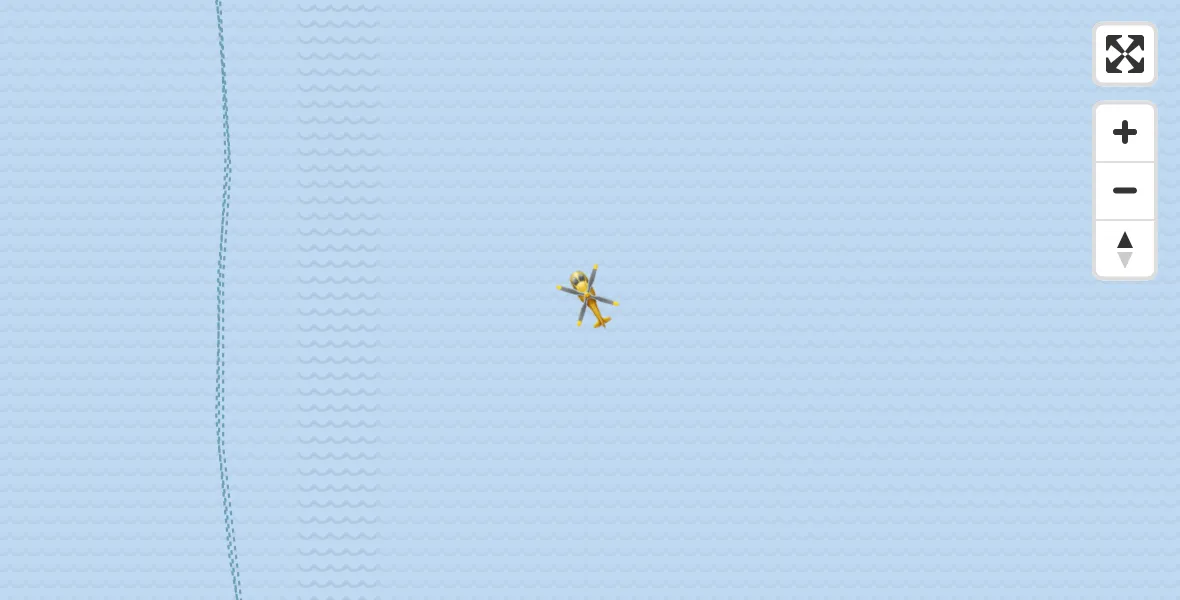 Flugroute Ambulanzhubschrauber Noordzee - Noordzee, 14 Juli 2026, 07:43