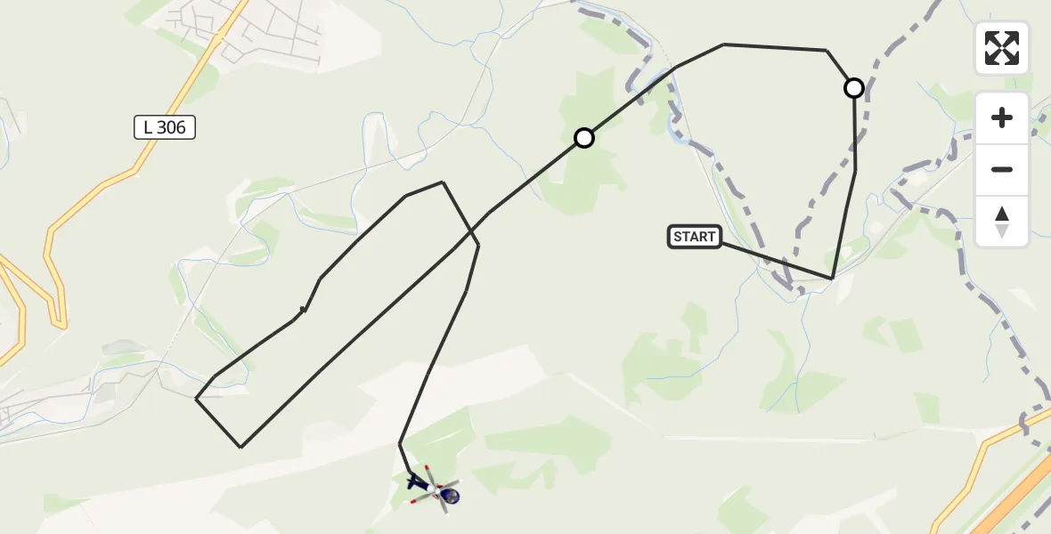 Flugroute Polizeihubschrauber Bendorf - Bendorf, 14 Juli 2026, 07:49
